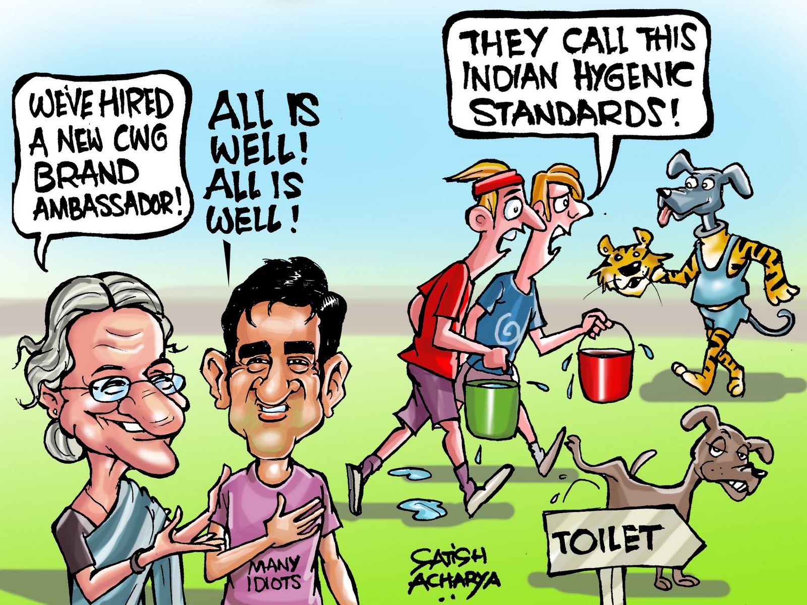 World of an Indian cartoonist!: Today's final cartoon on Commonwealth