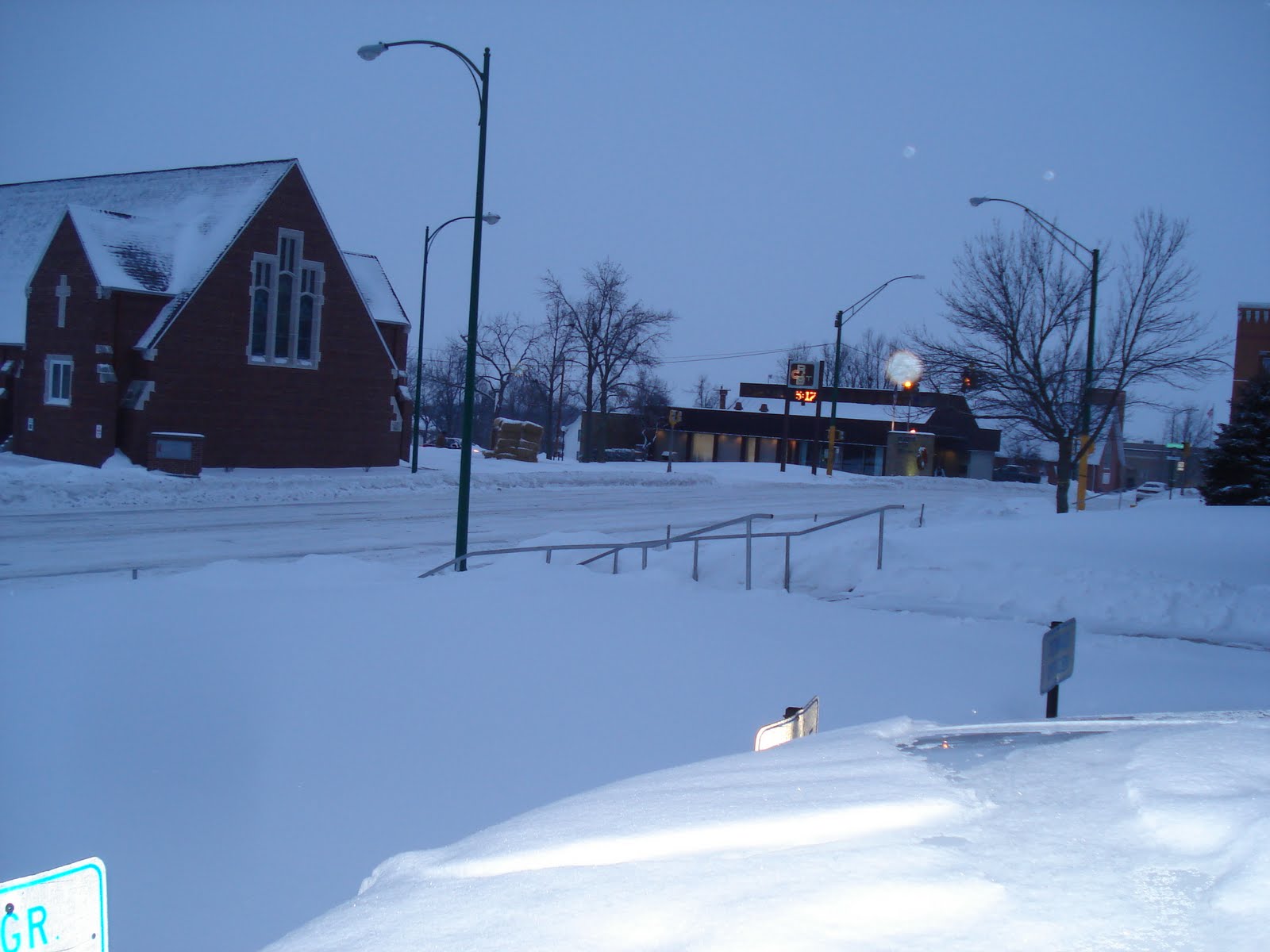 The road more...or less traveled Nebraska Winter