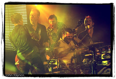 Rowwen Heze live tijdens het slotconcert in America, 8-11-2008