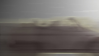 car in a speed blur in animatioin still