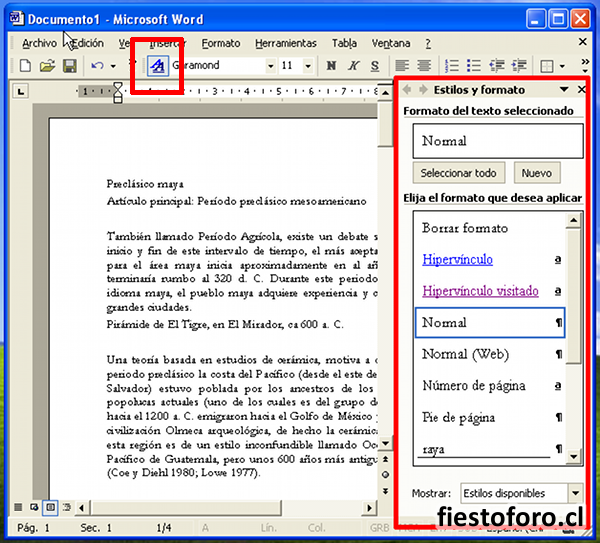 Que Es Media Cuartilla En Word