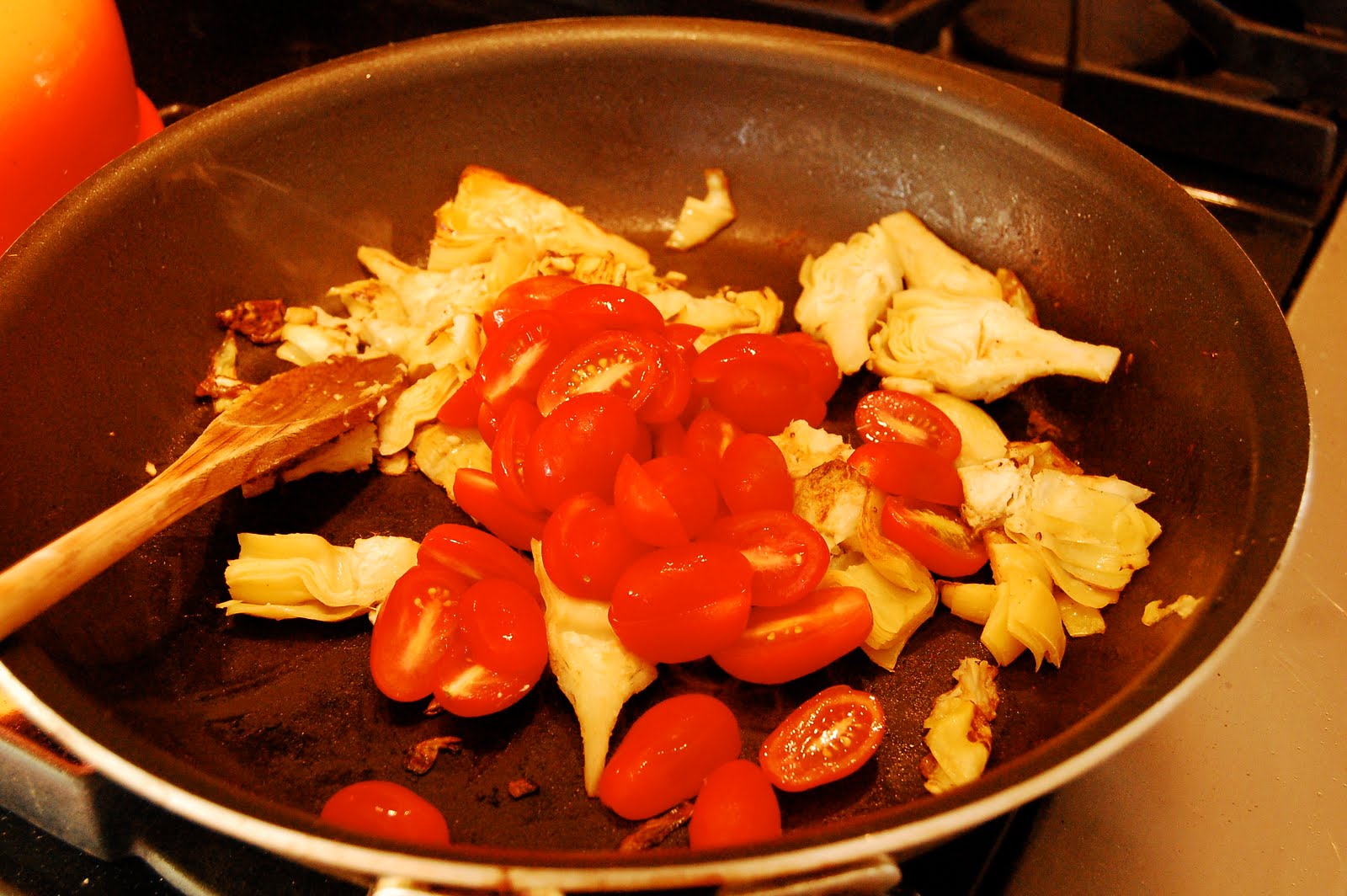 Red Door Epicure panroasted chicken breast with artichoke hearts and