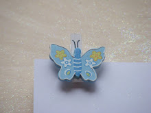 Blue Butterfly Grave Card Holders