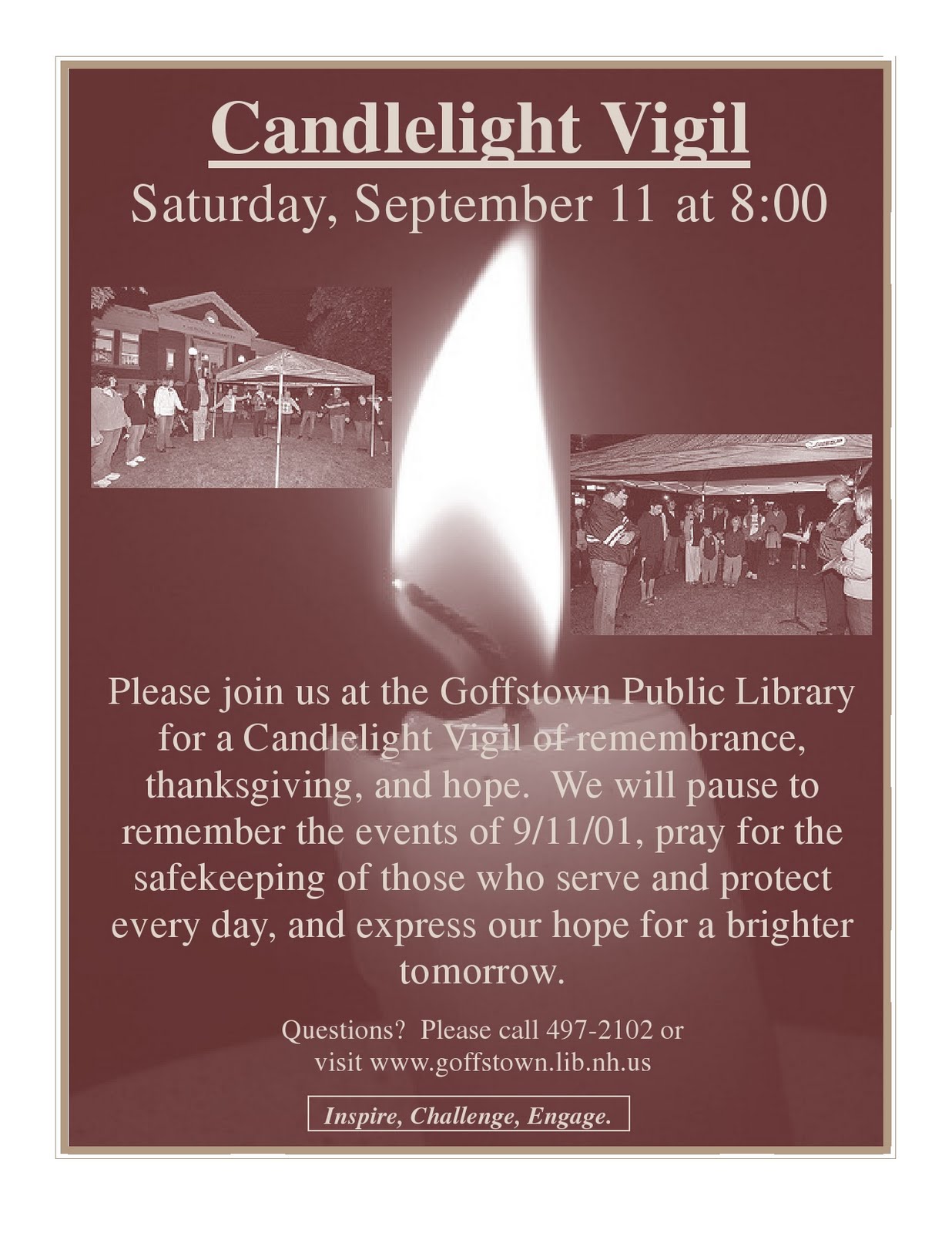 Goffstown Area Deployed Family Support 9/11 CANDLELIGHT VIGIL