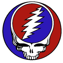 This famous Grateful Dead logo is known as "White Lightening Man"