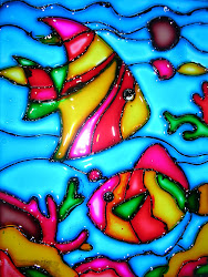 glass painting paintings ii labels