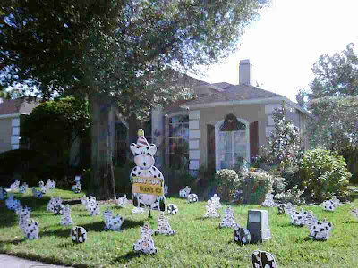 yard tampa birthday flocking decorations call fl today surprise funny