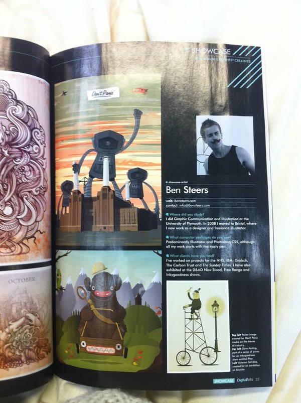 Ben Steers Illustration Digital Arts creative showcase