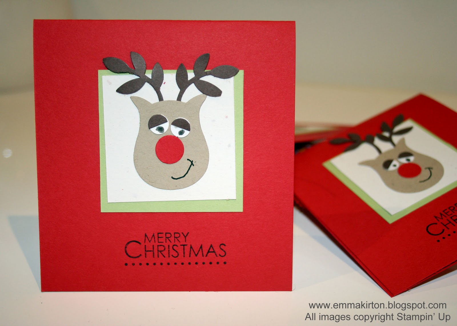creative papercrafts stampin' up kids christmas cards