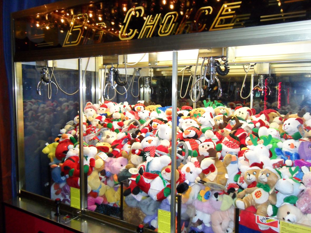 Tales From The Claw Machine: The Big Choice Claw Machine at the D & B near Gwinnett Place