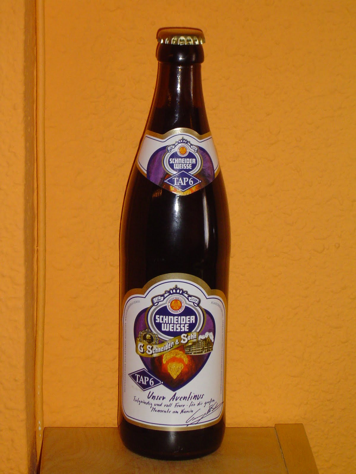 Coleccionando cervezas Schneider Weisse TAP 6 Unser Aventinus