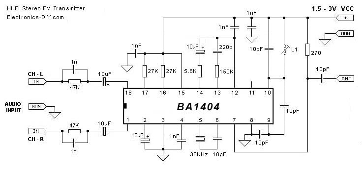 Diy Wireless Audio Video Sender Circuit Eleccircuitcom