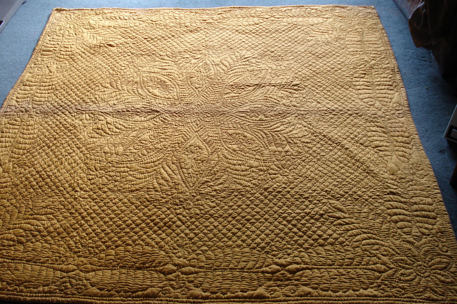 Welsh Quilts Durham Quilt quilted in Wales