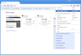 incognito window in google chrome