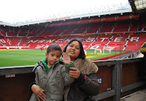 Me & Noah at Old Trafford Stadium, Manchester