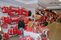 Hubby drowned in RED Liverpool Merchandise!!!