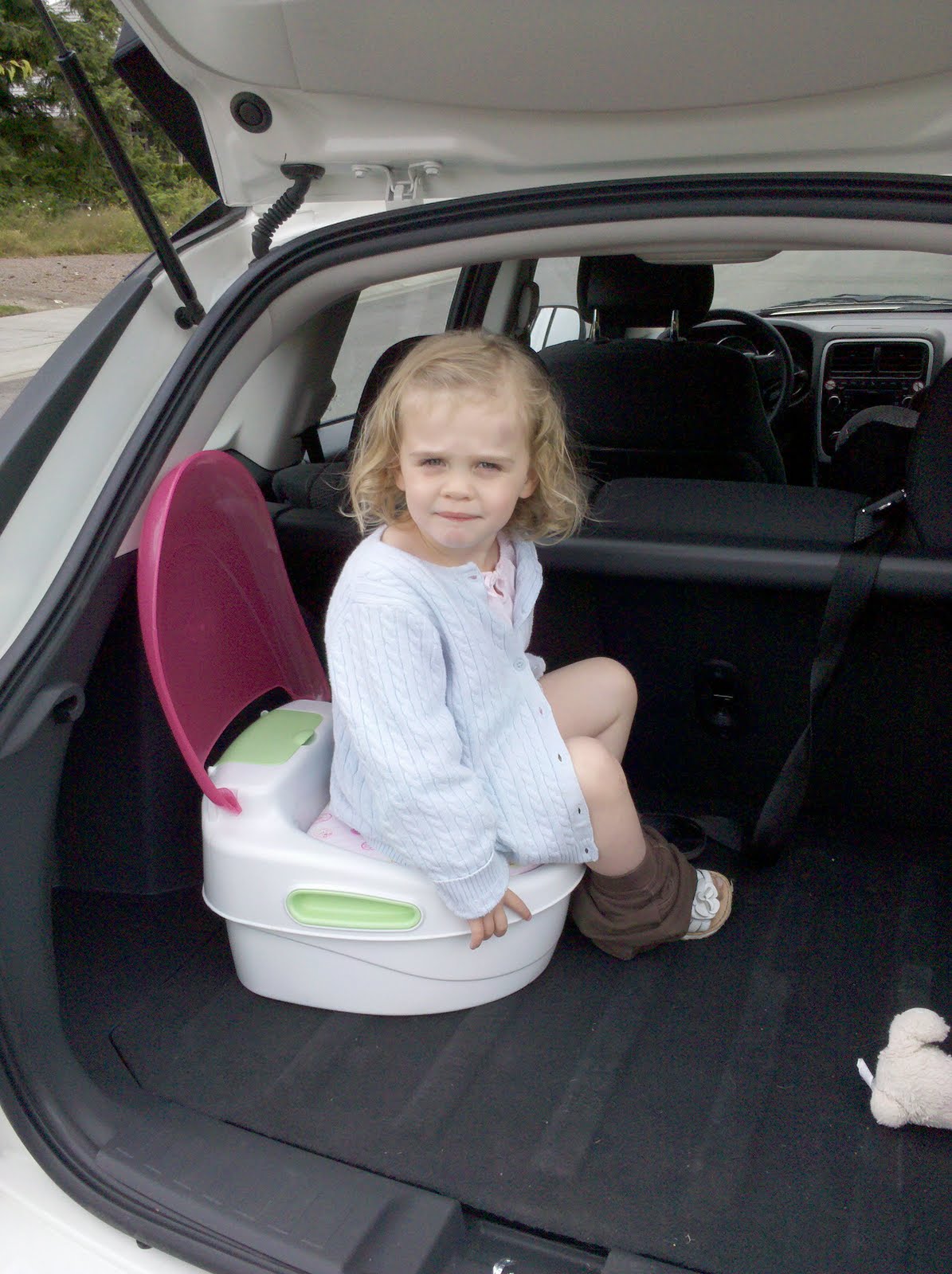 Elsie Lois big girl potty.