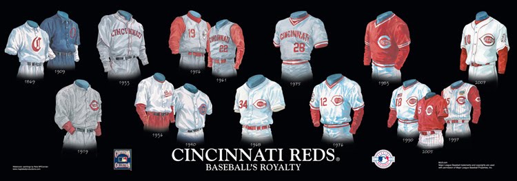 Heritage Uniforms and Jerseys and Stadiums - NFL, MLB, NHL, NBA, NCAA, US  Colleges: Cincinnati Reds - Home Stadiums