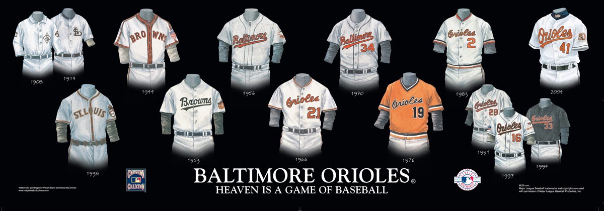 baltimore orioles uniforms