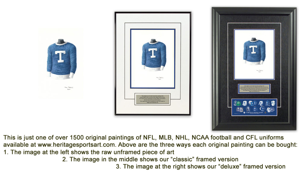 NHL Buffalo Sabres 1998-99 uniform and jersey original art – Heritage  Sports Art