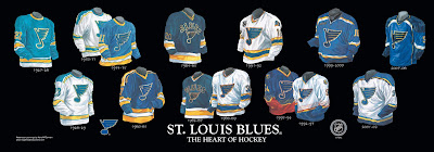 St. Louis Blues - Franchise, Team, Arena and Uniform History | Heritage Uniforms and Jerseys