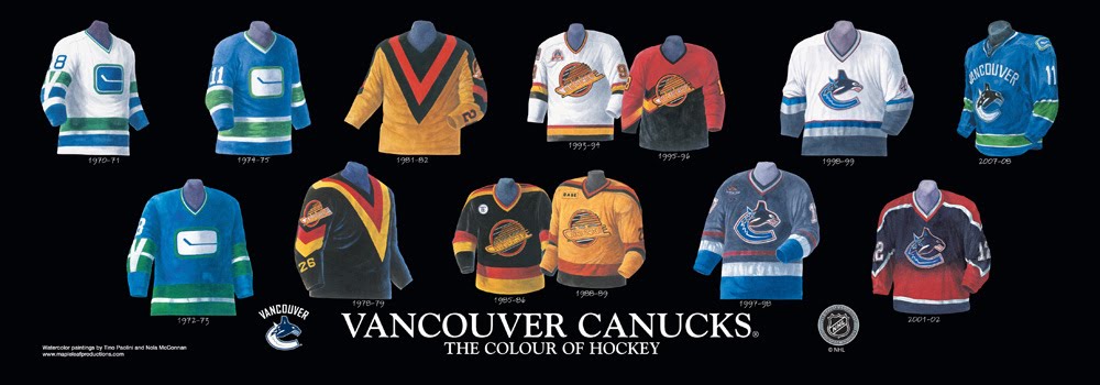 Top 5 Vancouver Canucks Jerseys in Franchise History https