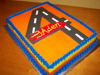 Wheels Birthday Cake on Cakes By Kristen H   Hot Wheels Sheet Cake