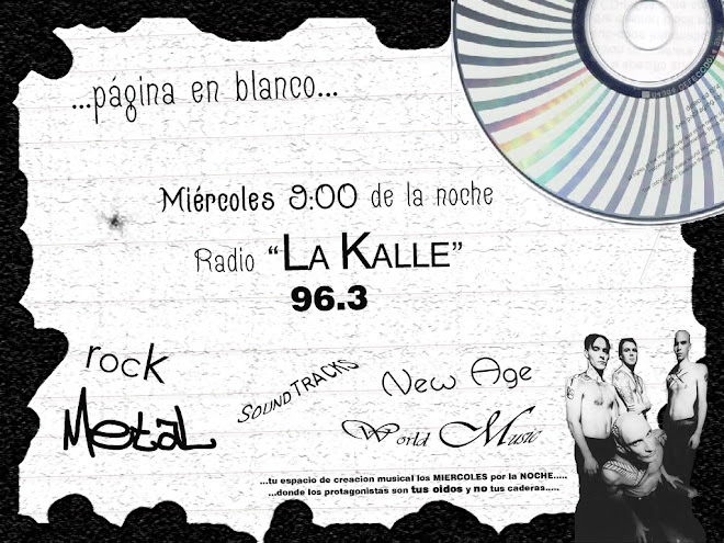 pagina en blanco