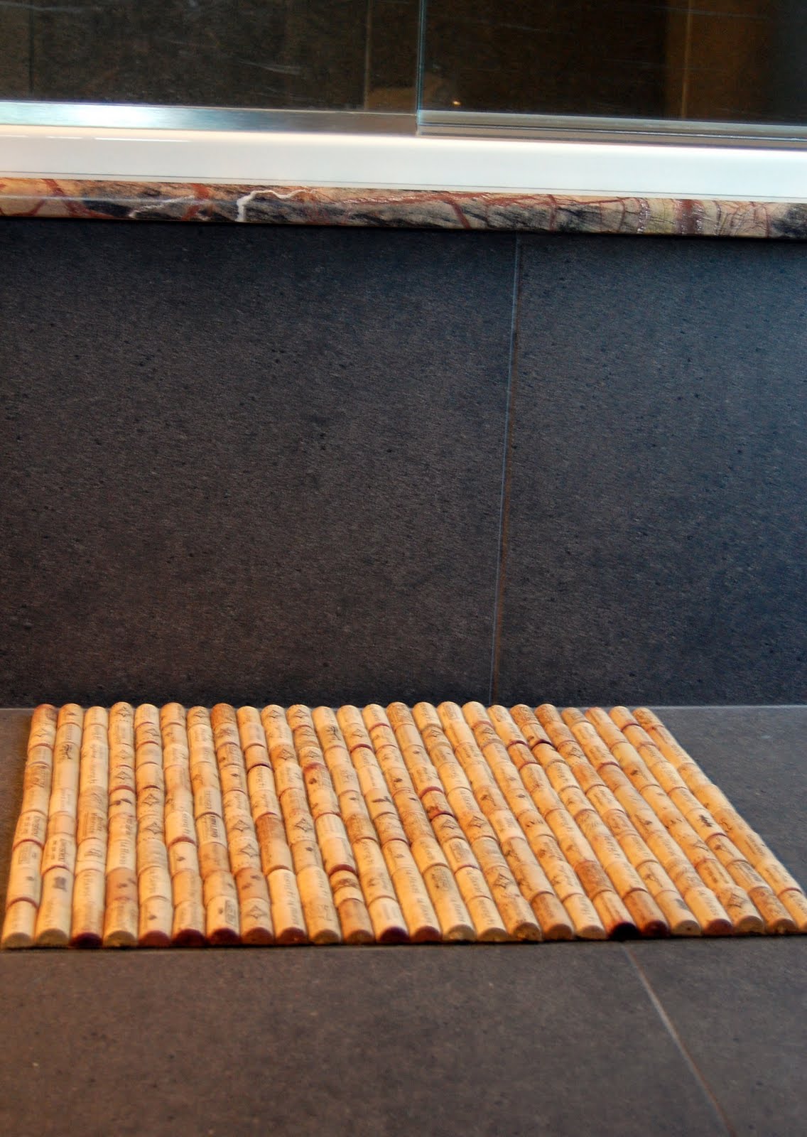 Jay Made It Wine cork bath mat