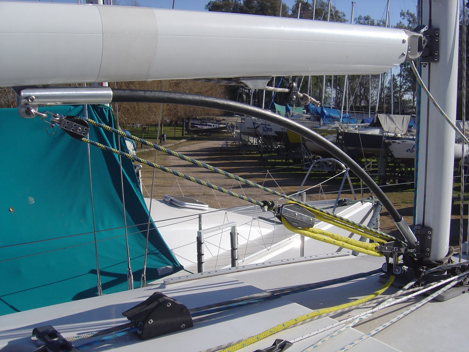 KLZ sailing Glass Fiber boom kicker