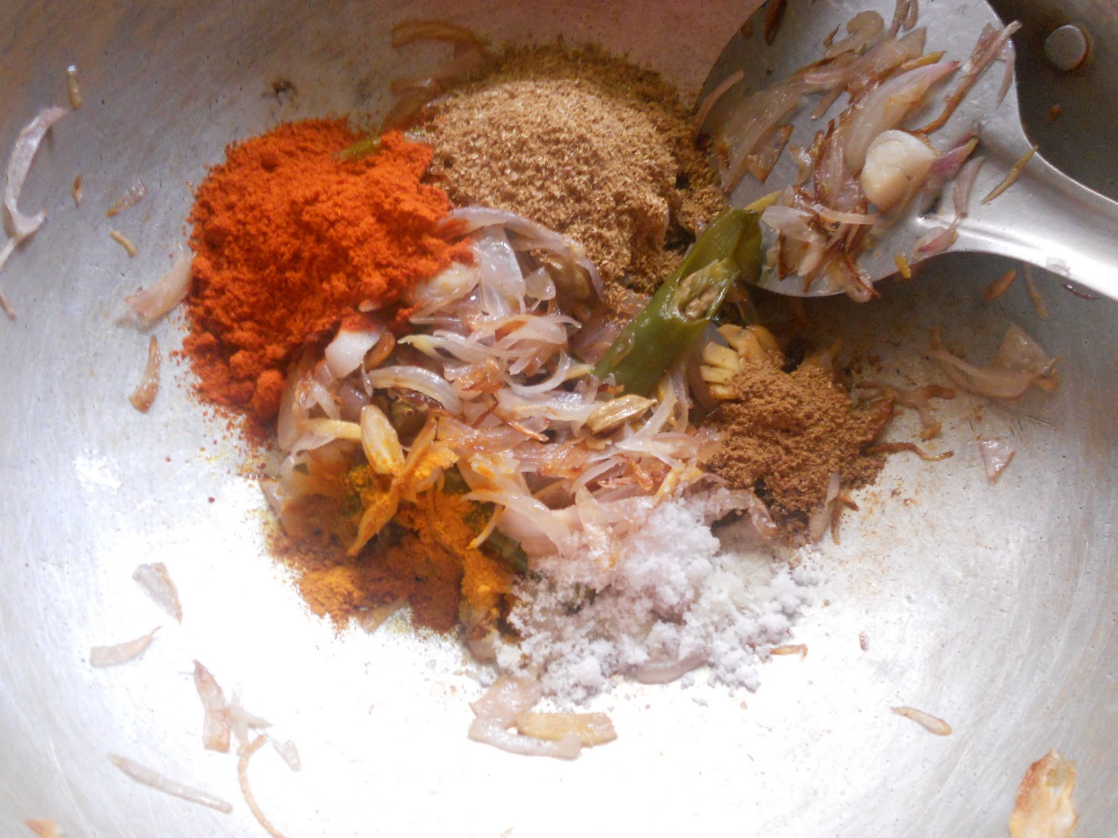 Chicken mappas (chicken curry in coconut milk) Stepbystep method.