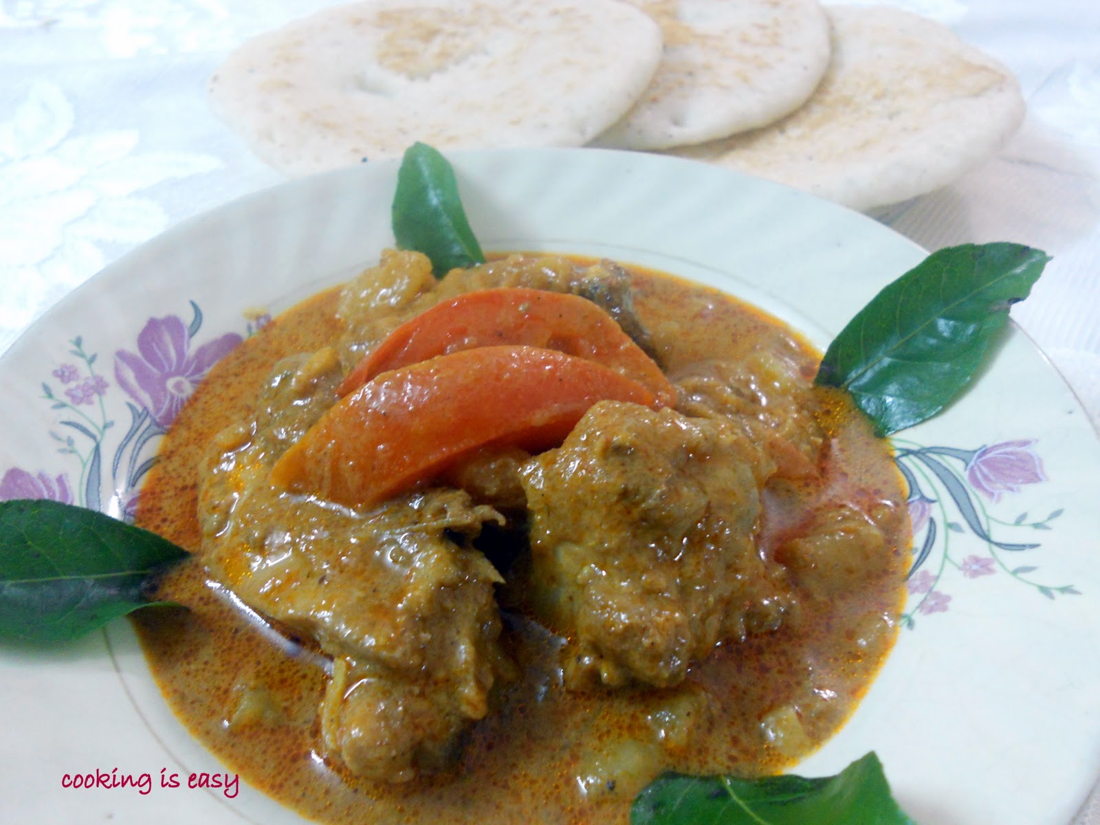 Chicken mappas (chicken curry in coconut milk) Stepbystep method.