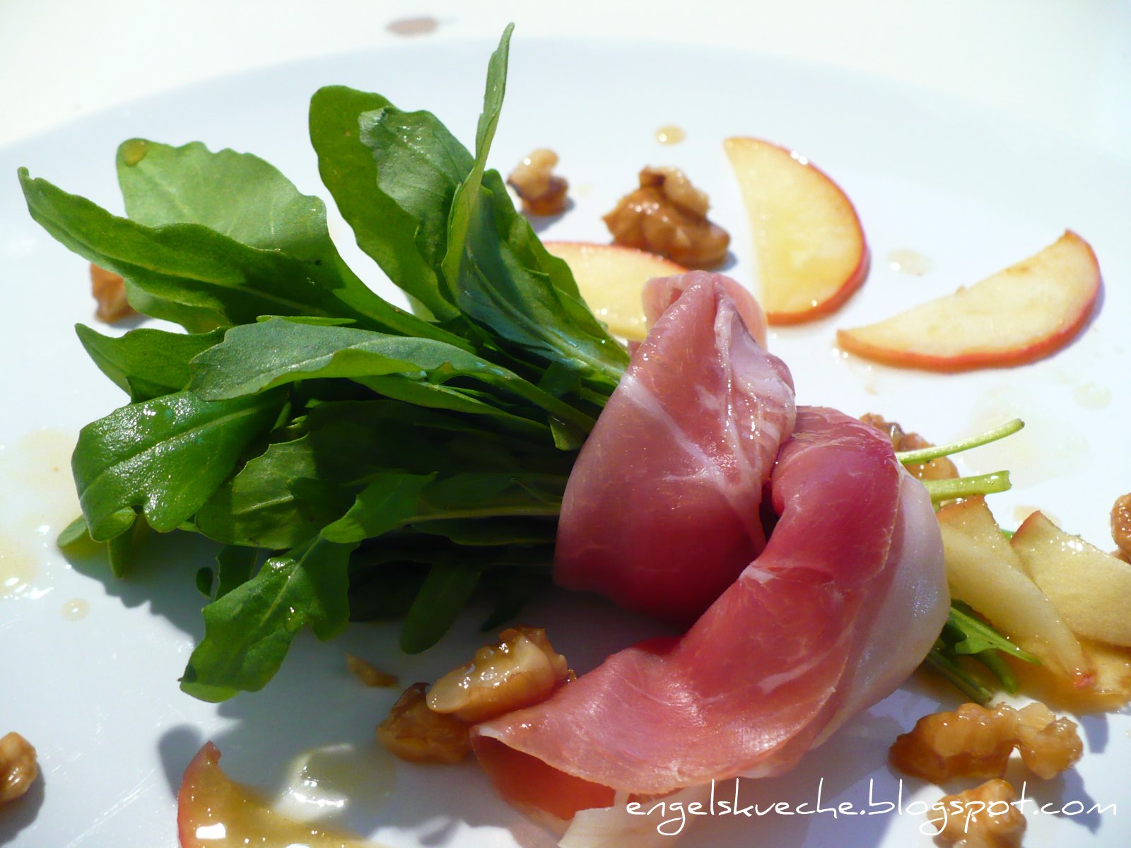 Essen aus Engelchens Küche: Rucola mit Serrano-Schinken ...