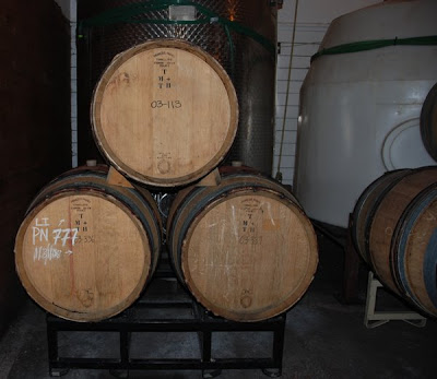 Wine is made in oak barraques, stainless steel tanks and polytanks. (c)2008 SmellsLikeGrape