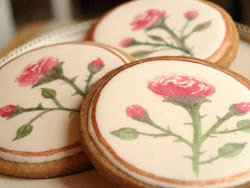 cookies watercolor painted 2009 august