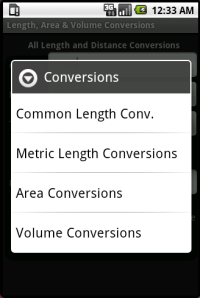 Length, Area and  Volume Conversions