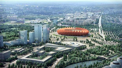 Entertainment is yours: Russian stadiums for the World Cup in 2018