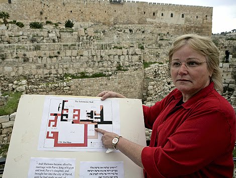 Eilat Mazar muralla del Rey Salomón