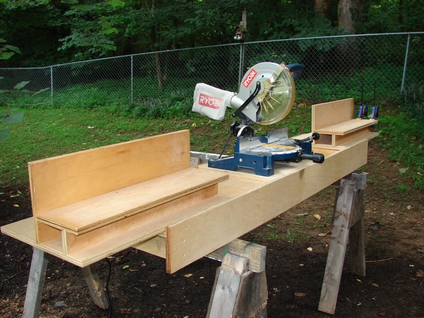 Blowing Up Onion Sacks!: Miter Saw Table