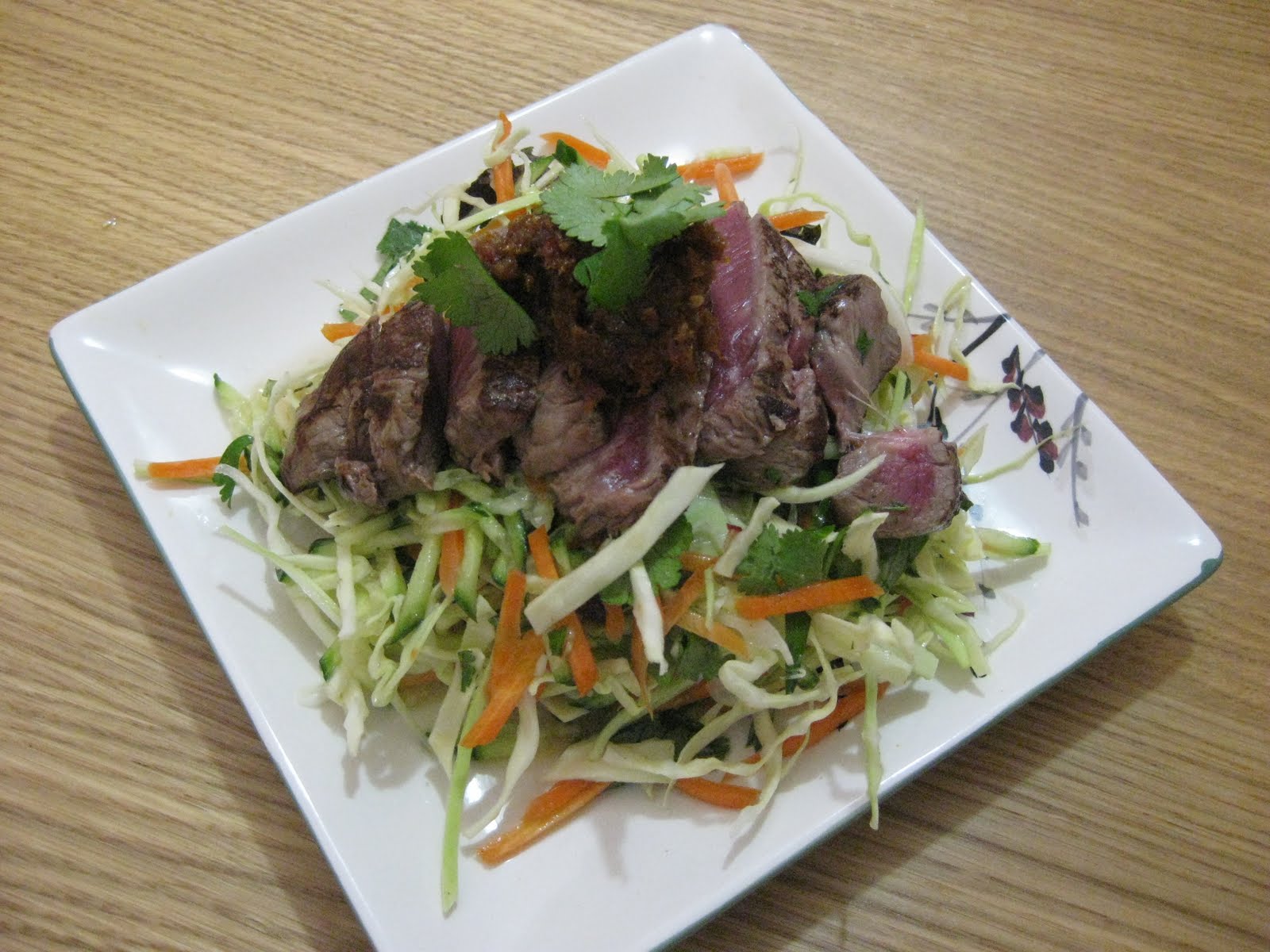 Fit Options Kitchen Rare Beef Ribeye with Chilli Jam Salad