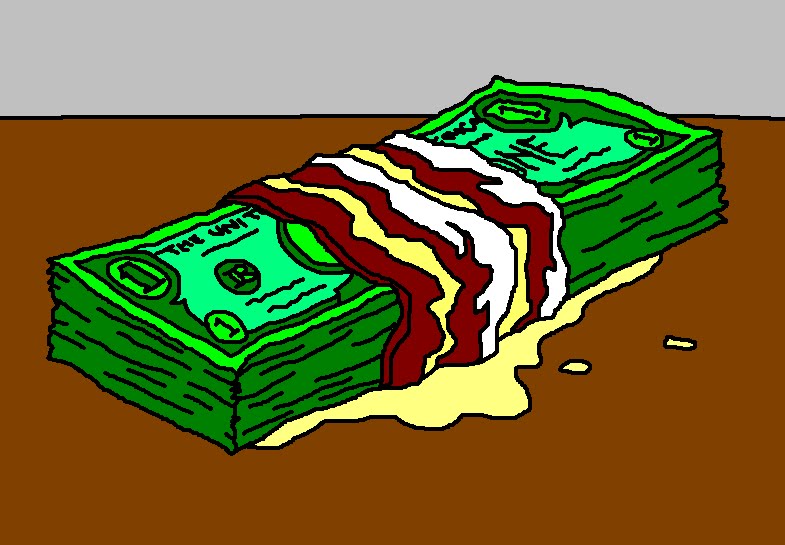 the is broken money wrapped in bacon