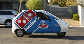 Domino's Pizza ZAP Electric Car