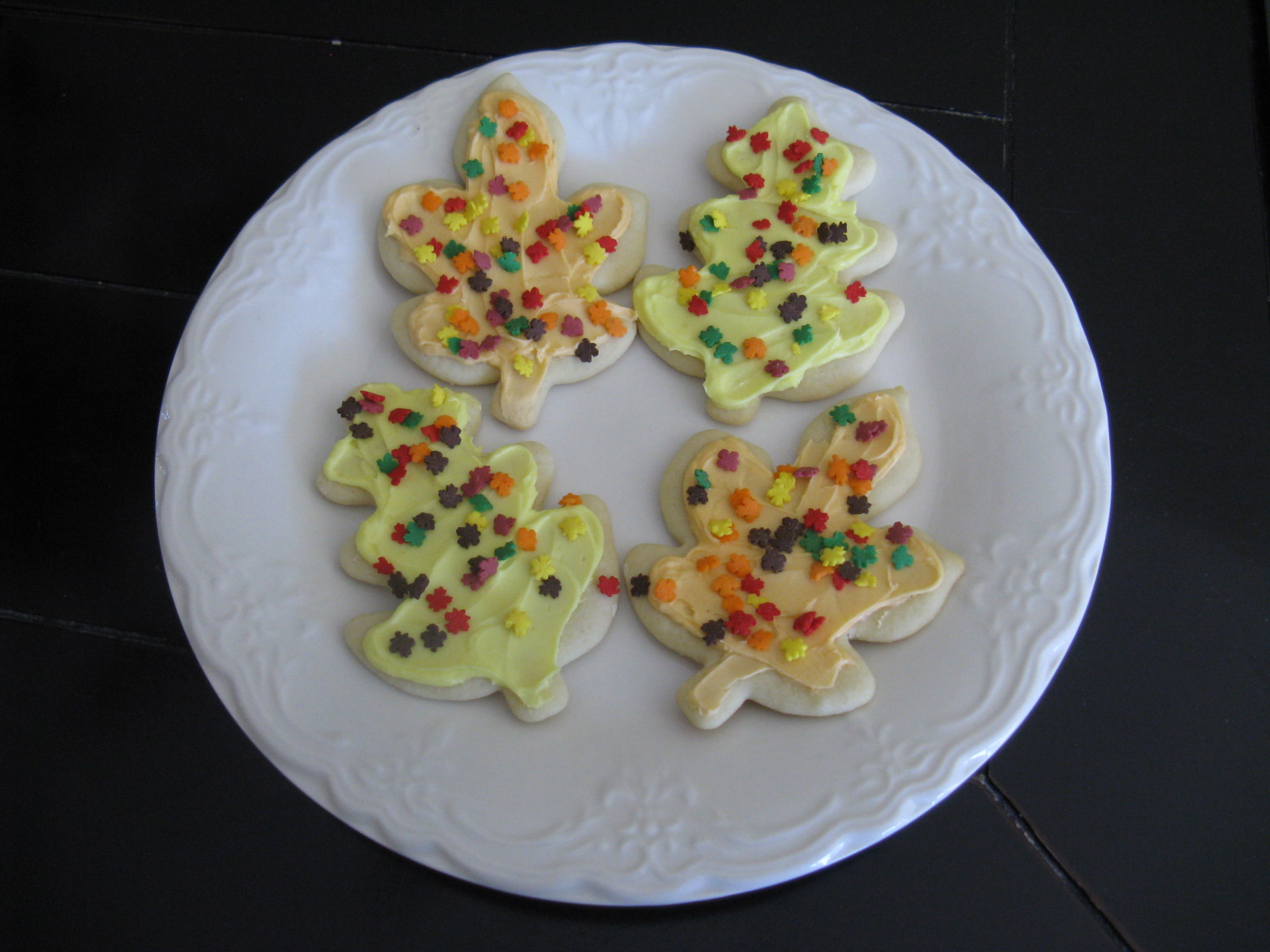 The Sugar Coated Baker: Fall Leaf Cookies
