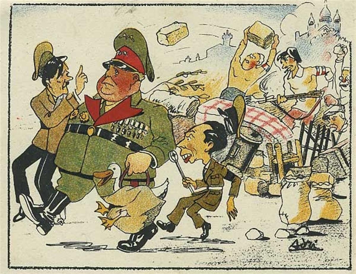 Немецкие карикатуры 2 мировой