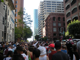 Crowds of 'racers' at Bay to Breakers in San Francisco Crowds of 'racers' at Bay to Breakers in San Francisco