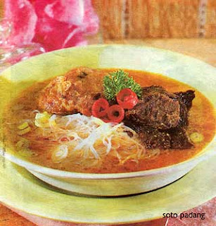 soto padang masakan indonesia resep masakan tradisional