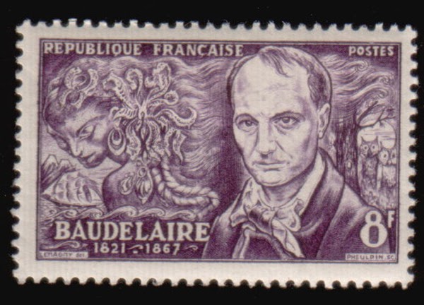 Literary Stamps: Baudelaire, Charles (1821 – 1867)