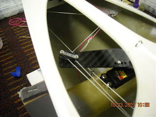 Here are some shots of the Sail Servo showing how it is rigged.