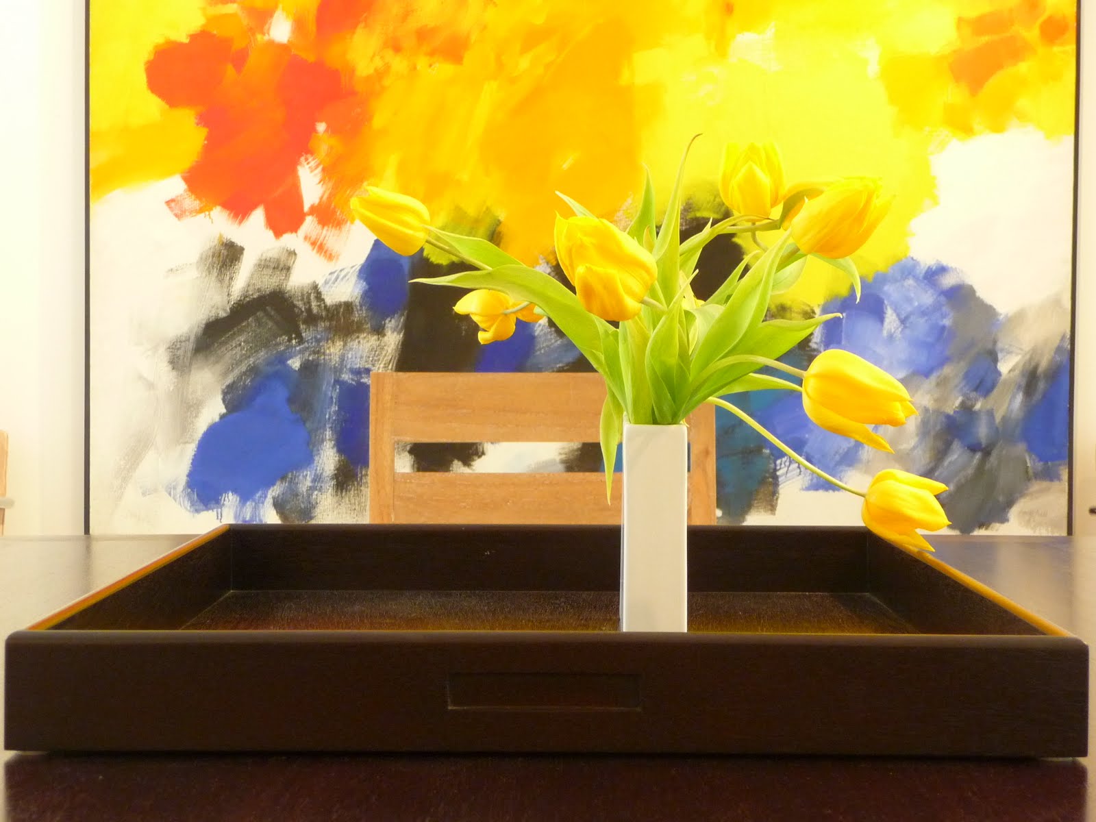 Square One Furniture: flowers at the Square One studio