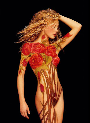 Body Painting Arts, Sexy Female Body Paint Arts